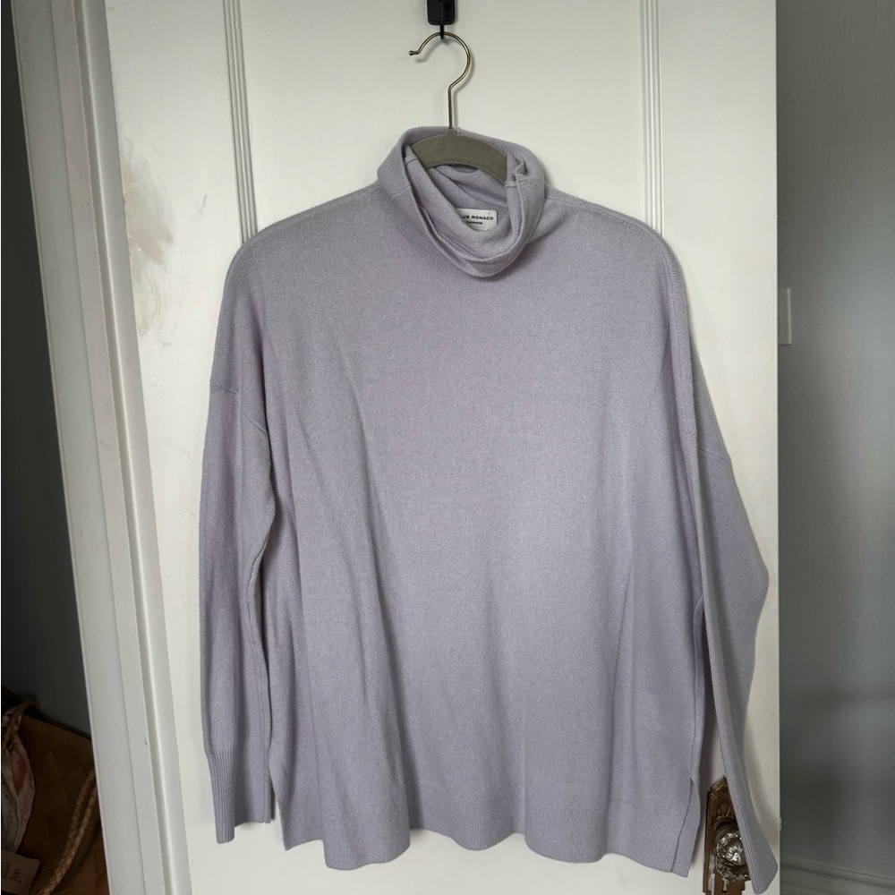 Club Monaco Purple Turtleneck Sweater